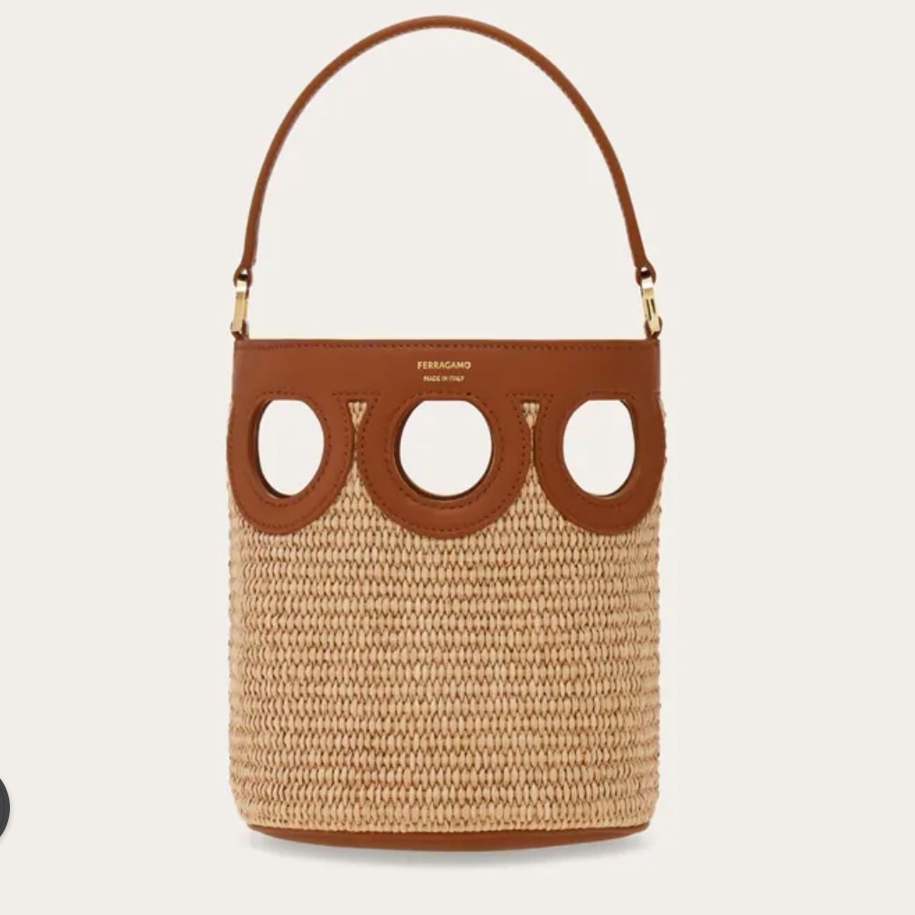 Salvatore Ferragamo Gancini Bucket Bag